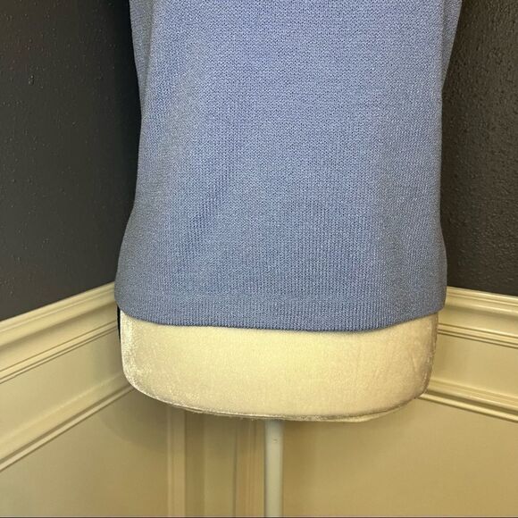 St. John Sport Marie Gray Knit Tank - Picture 3 of 8